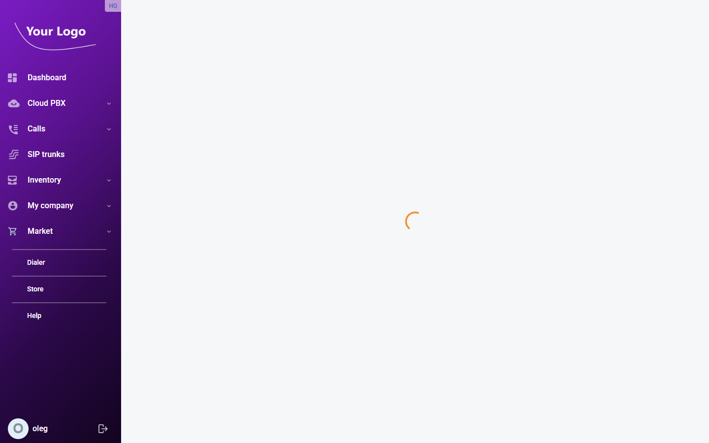 Company info – Main HQ tab